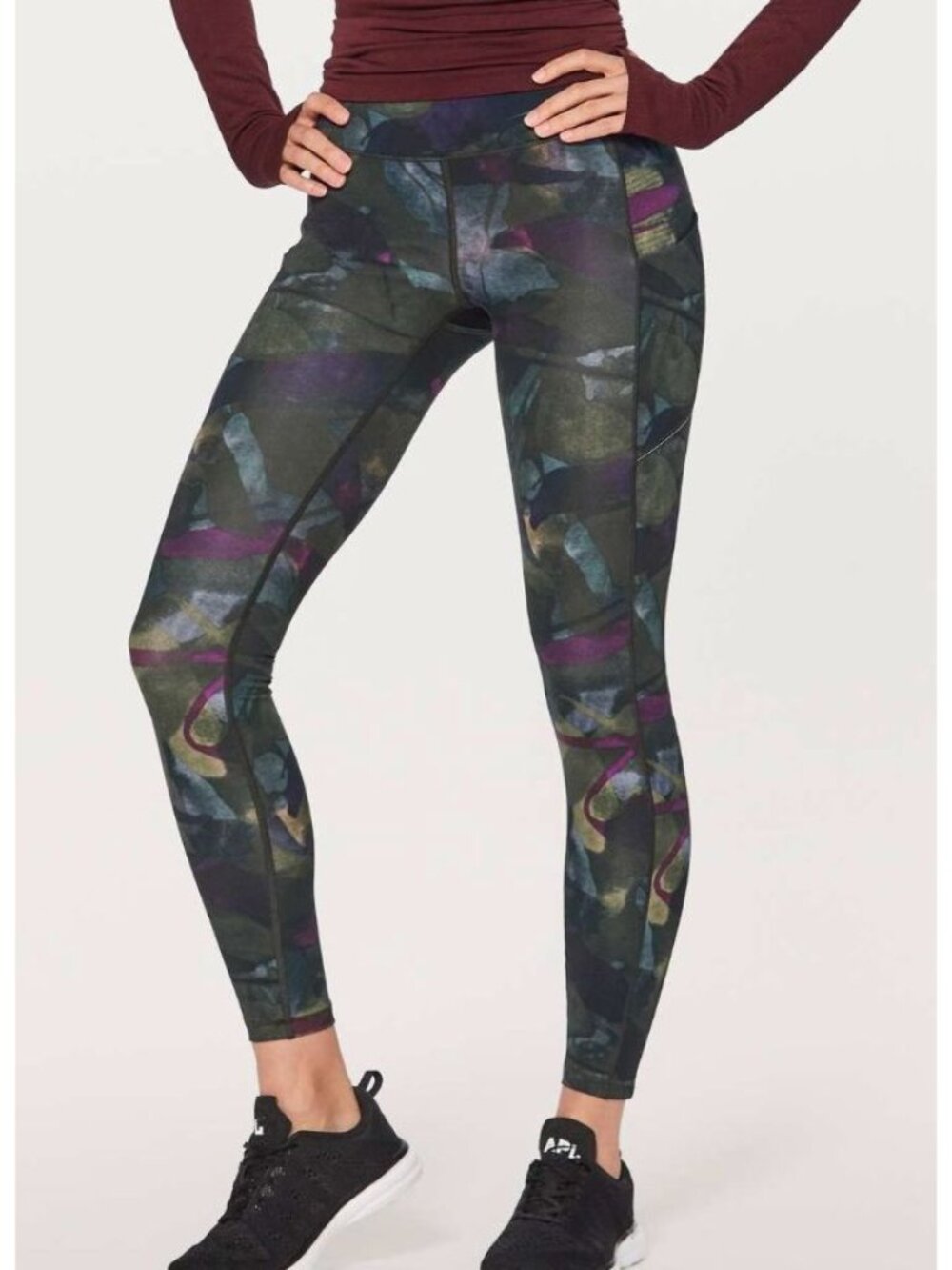 Lululemon Speed Up Tight (Full-On Luxtreme 28") Aura Dark Chrome Multi 4